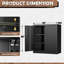 Armoire de rangement à 2 tablettes Iaconetti-1458944494