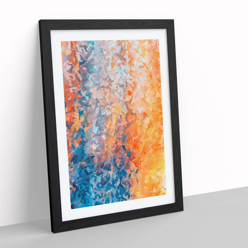 Broken Through - Single Picture Frame Print, Black, 34cm H x 25cm W x 2cm D