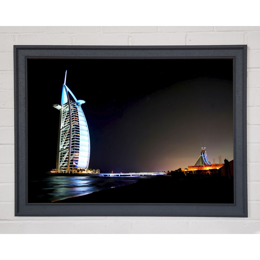 Dubai Ocean Nights - Einzelne Bilderrahmen Kunstdrucke