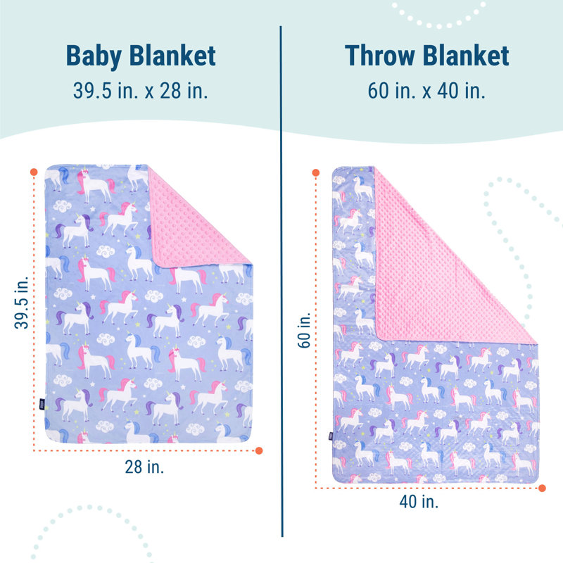 Couverture pour bébé Wildkin, Licorne