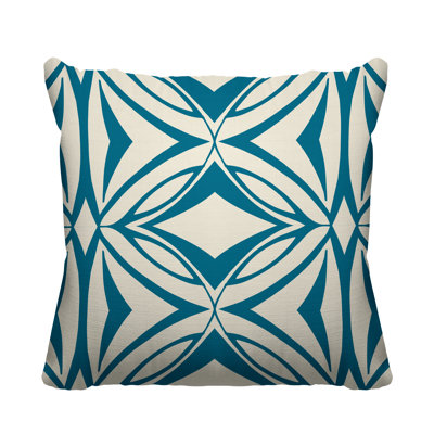 Eamon Abstract Outdoor Reversible Throw Pillow