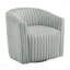 Fauteuil d'appoint pivotant à fonctionnalité pivotante - Ultra idéal pour les chambres relaxantes