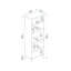 Linesville 168.6Cm H x 60Cm W x 35Cm D Oven Cabinet-745077262