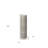 Ceramic Cream Geometric Cylinder Table Vase-120898868