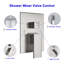 Wall Mount Dual Shower Head with Rough-in Valve and Slide Bar-60193142