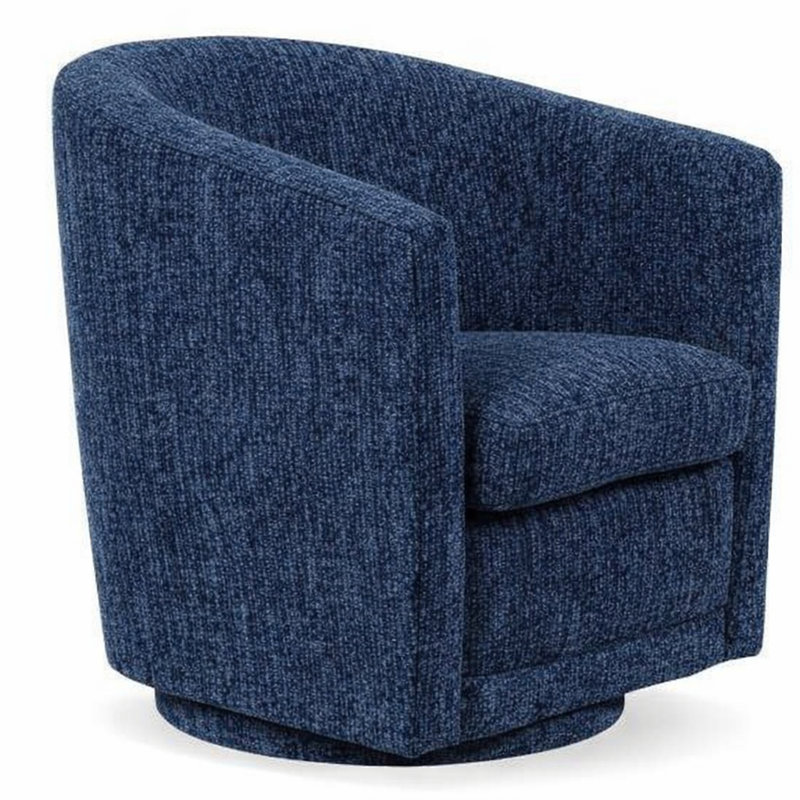 Fauteuil demi-tonneau pivotant, Blue