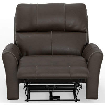 Seibert Italian Top Grain Leather Match Power Zero Gravity Recliner with Power Adjustable Headrest