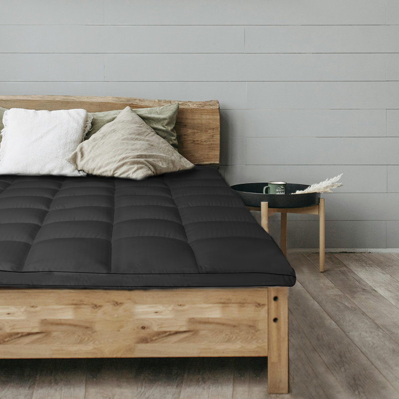 Protège-matelas 2 po Bryes Alwyn Home, Simple, Blanc