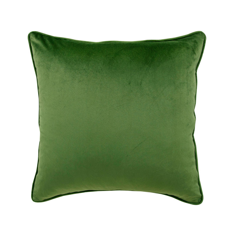 Moroney Ochre Square Cushion, Olive