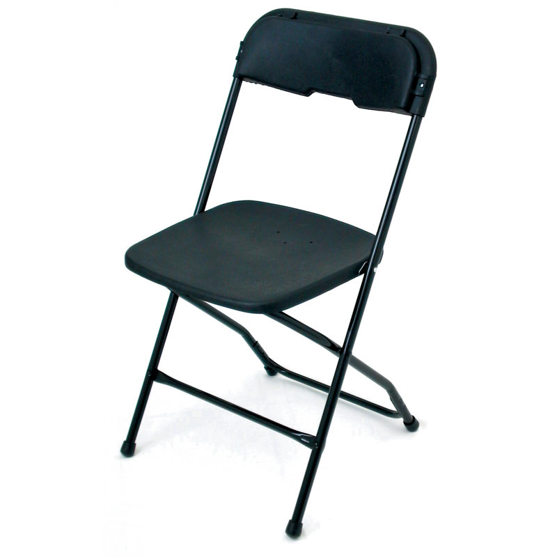 Chaise pliante en plastique Series 5, Noir, Noir