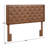 Maria Brown Tufted Faux Leather Queen/Full Headboard