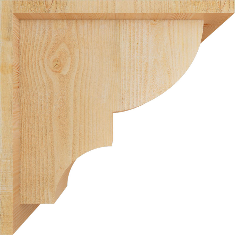 Corbeau Ridgewood avec contre-plaque, H 14 po x l 6 po x P 14 po, Sapin de Douglas, Sciage brut