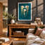 Three Jellyfish Coastal - Framed Print-185364233-185364238