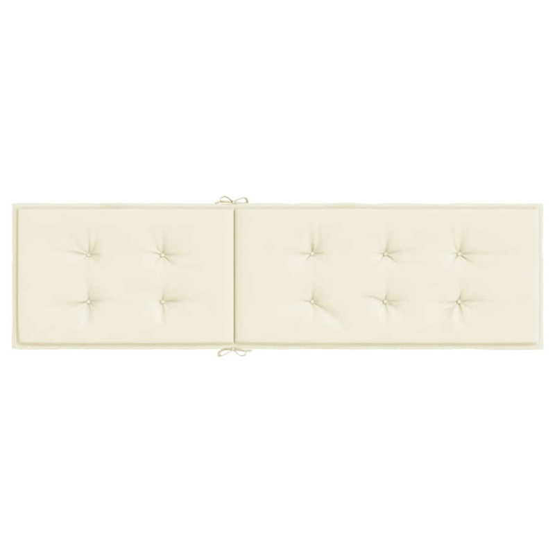Coussin de chaise de jardin extérieur Oxford, Fabric - Cream