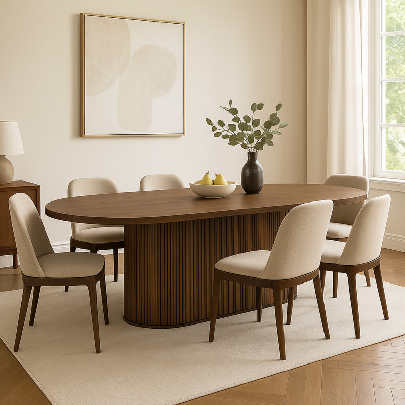 Gamarya Oak Finish Dining Table