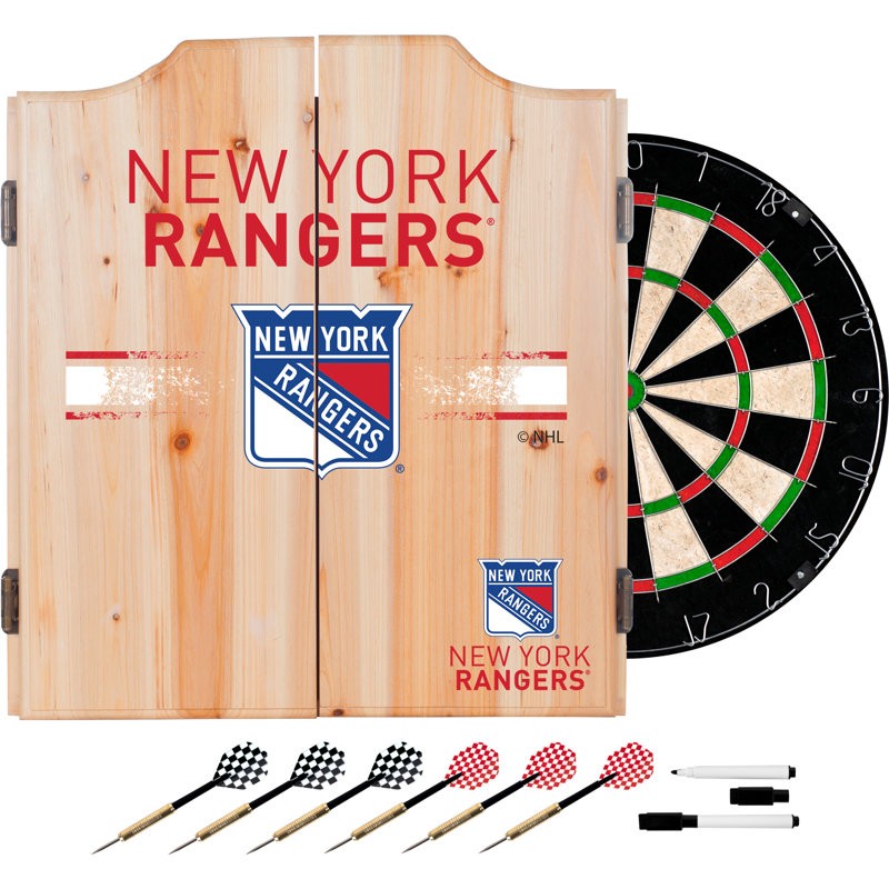 Ensemble de jeu de fléchettes NHL Logo, New York Rangers