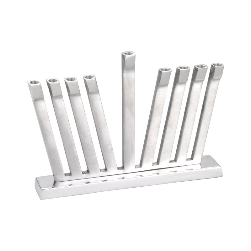 Menora moderne en aluminium