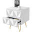 Radabaugh 40cm W Iron Bedside Table
