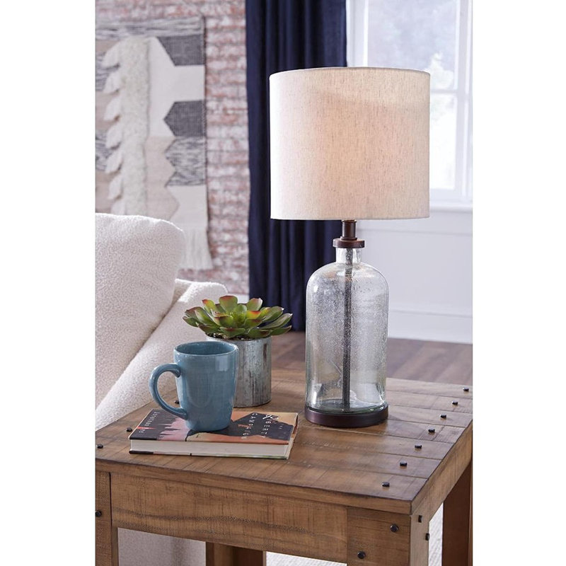 Batty Glass Desk Lamp