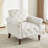 Button-Tufted Upholstered  Accent Chair  With Rolled Arm  For Living Room, Bedroom-2092131339