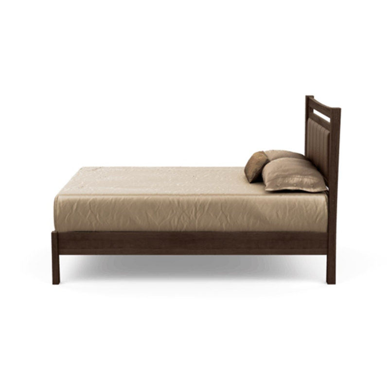 Monterey Upholstered Bed, Natural Cherry, King, Coffee