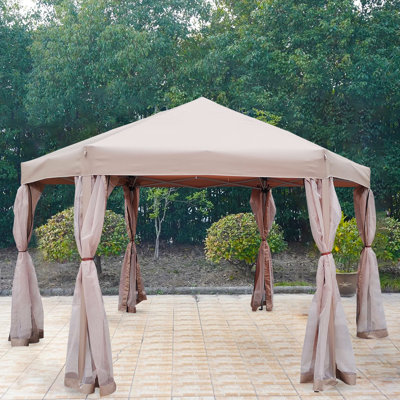 Pavillon de jardin escamotable