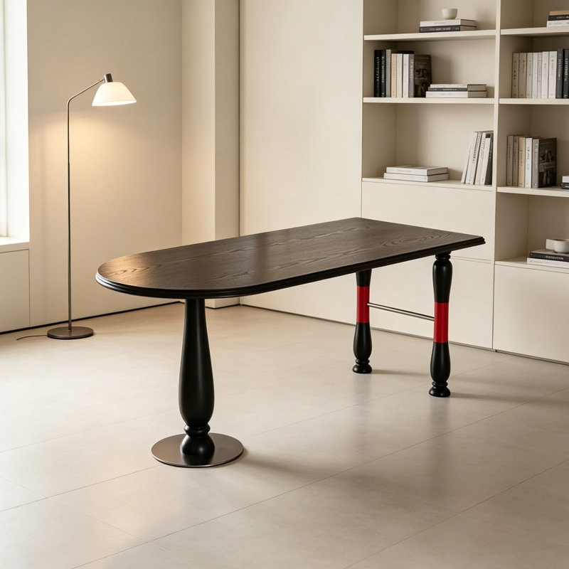 Bureau multifonctionnel Novel Artistic Design, H 29,52 po x l 55,11 po x P 27,55 po