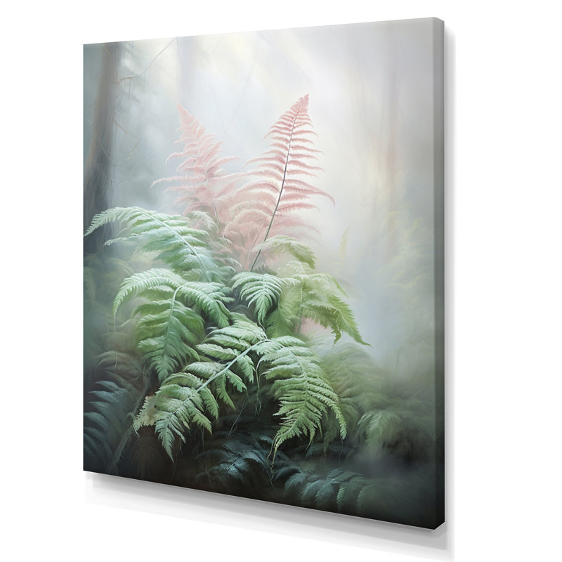 Impression sur toile, Ferns Romantic Impression VI, H 32 po x l 24 po x P 1 po