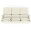 Beige à trois places avec matériau chenille, 3 coussins lombaires amovibles, structure, configuration flexible pour les espaces avec revêtement, support assorti, éponge confortable, structure différente-303899855