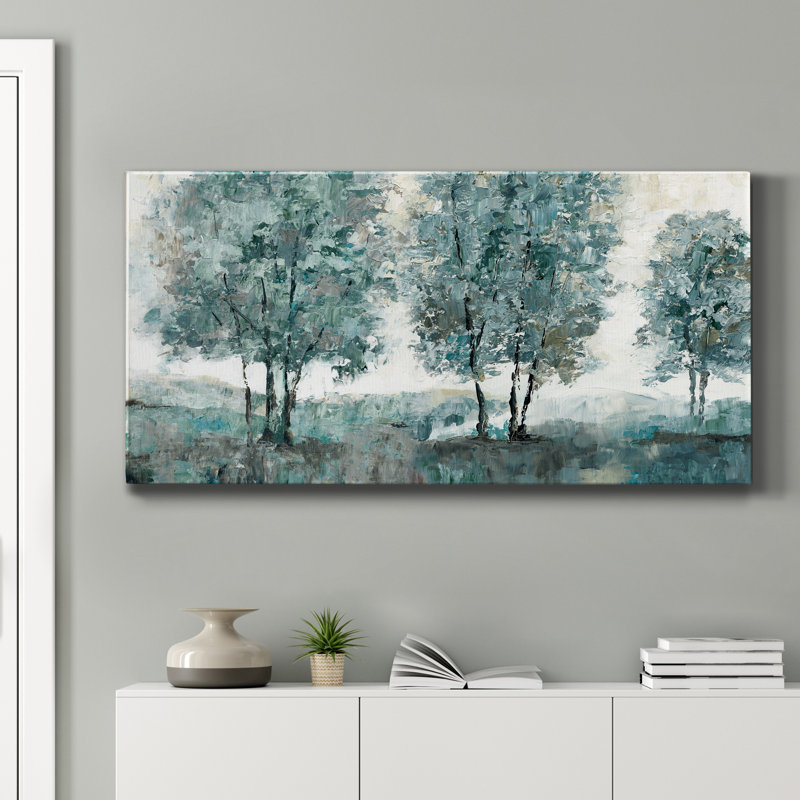 " Teal Sentinel ", 24" H x 12" W x 1" D
