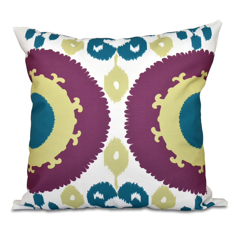 Housse et insert de coussin extérieur Happy Hippy, H 18 po x l 18 po, Mauve
