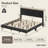 Samiha Upholstered Platform Bed with LED Lighting Headboard-976780747-978940314