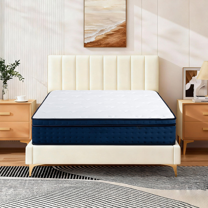 12'' Hybrid Mattress  Medium Cooling Certipur-US Memory Foam & Pocket Springs, Twin