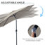 Midwest 295cm Tilt Market Parasol-775477792