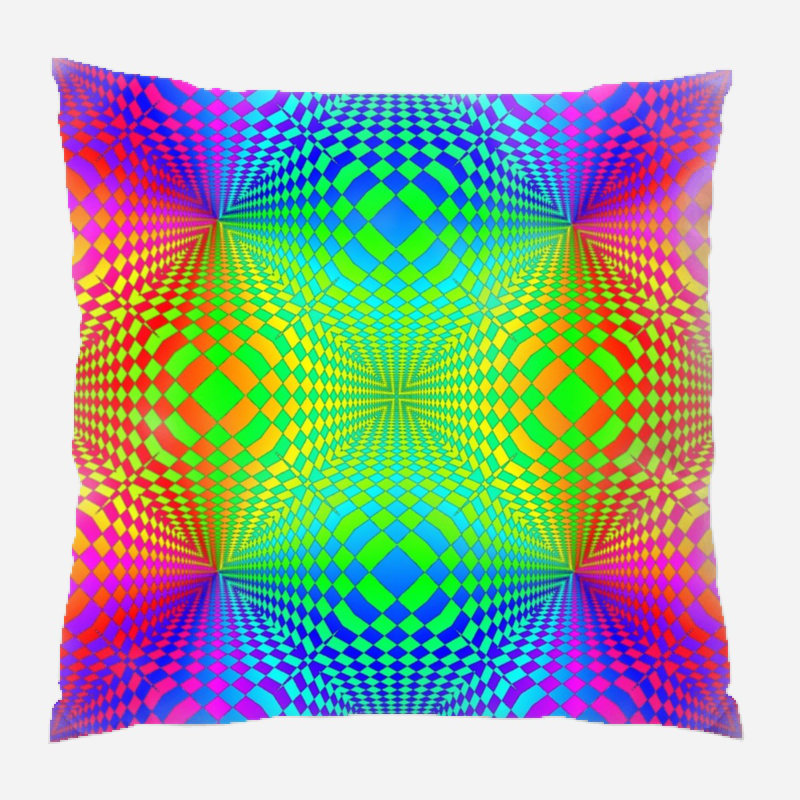 Coussin décoratif à motif, Intérieur