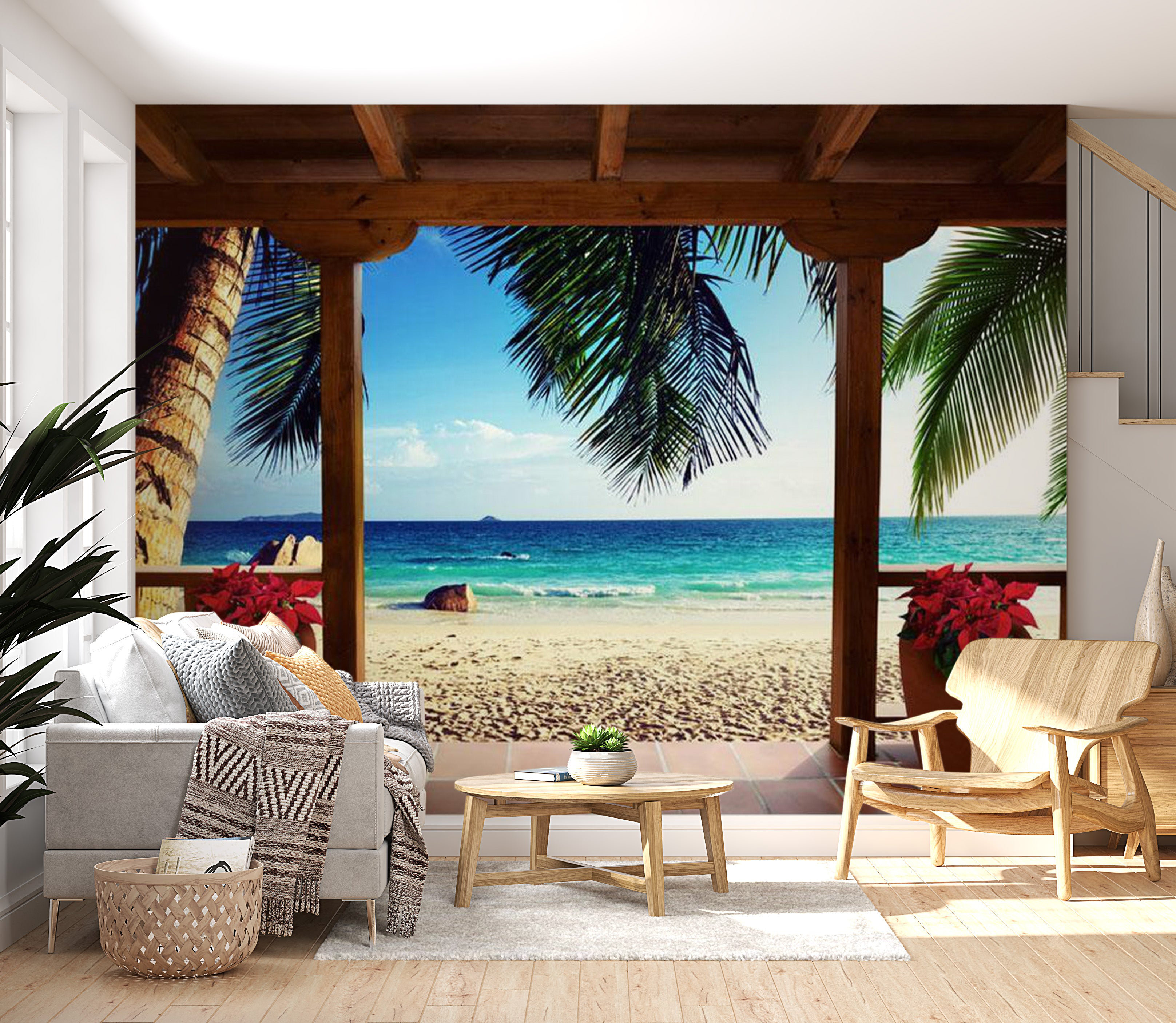 Beach Peel and Stick Wallpaper by giffywallsusa on DeviantArt