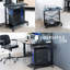 Chariot pour ordinateur portable avec rangement VIVO