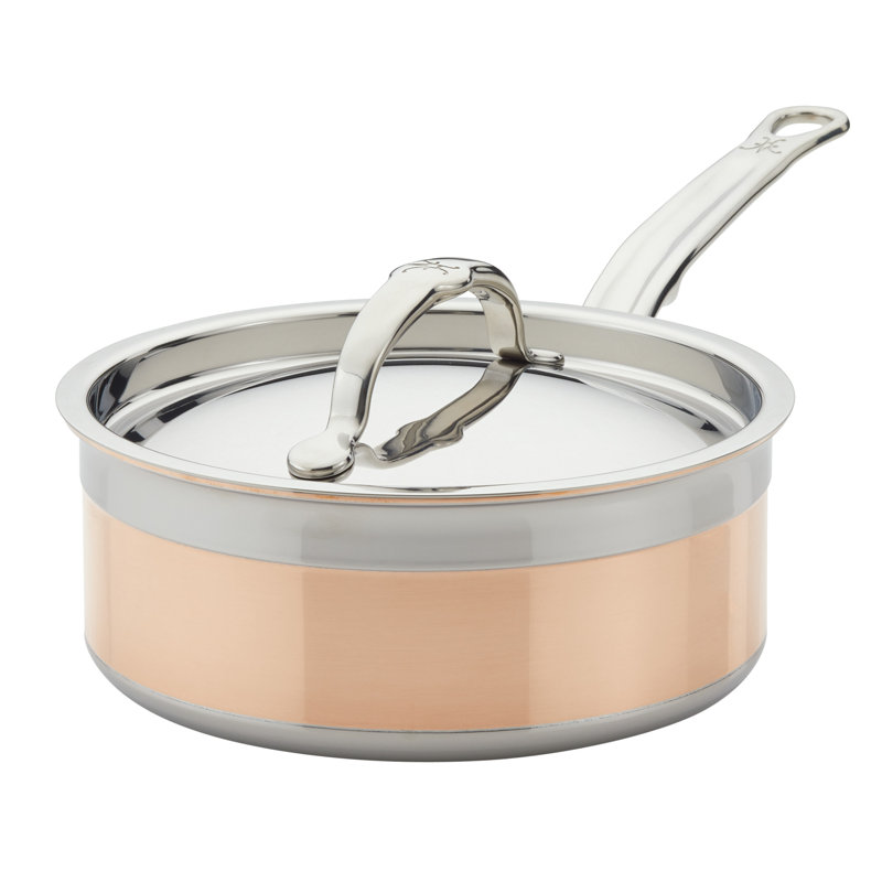 Hestan CopperBond Covered Saucepan, 2 qt.