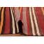 Tapis rayé en laine Kilim