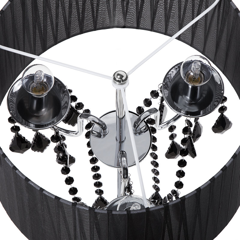 Albright 170cm Traditional Floor Lamp, Black