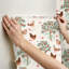 Papier peint poule en lin-124425780