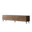 Unfinished TV Stand for TVs up to 88" with Fireplace Included-654714804