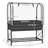 Metal Raised Garden Bed with Cover, Black-769142328