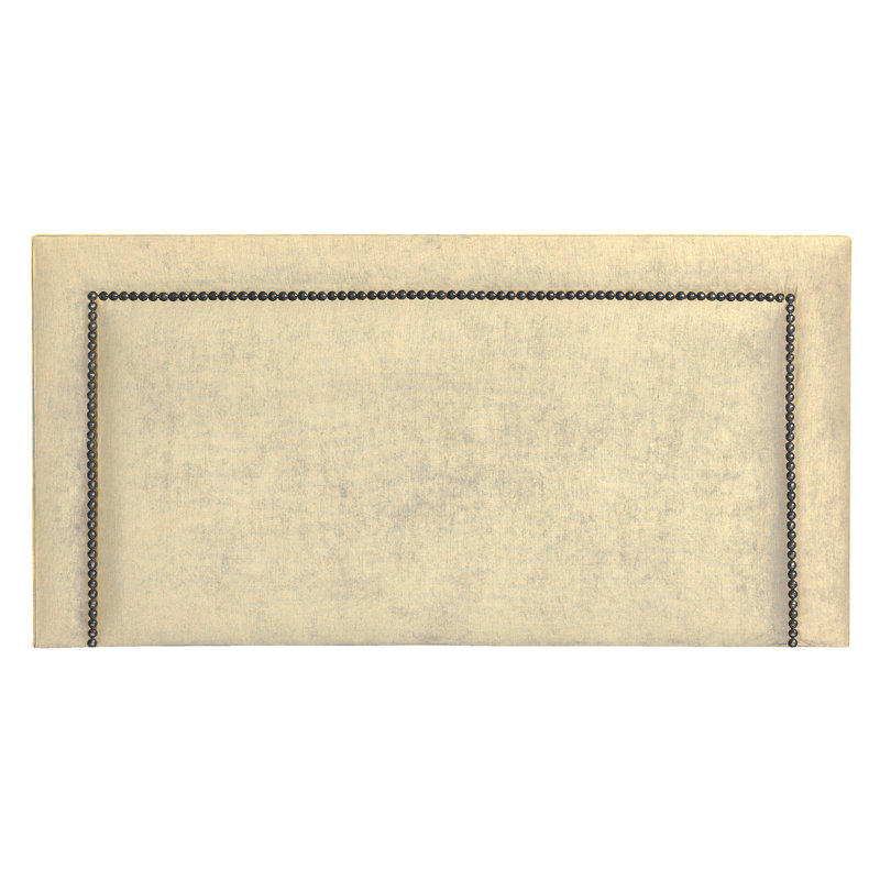 Cherene Upholstered Headboard, Double (4'6), Cream
