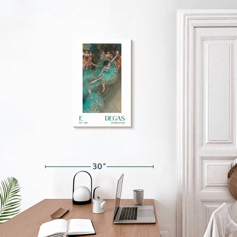 Affiche de l'exposition «Swaying Dancer Degas», H 24 po x l 16 po