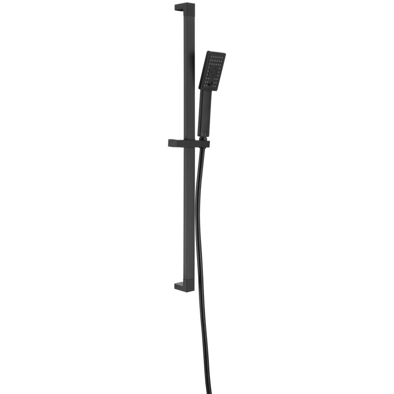 Bezno Slide Bar Shower Head, Black