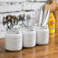 Ceramic / Porcelain Round Utensil Crock-1188682504