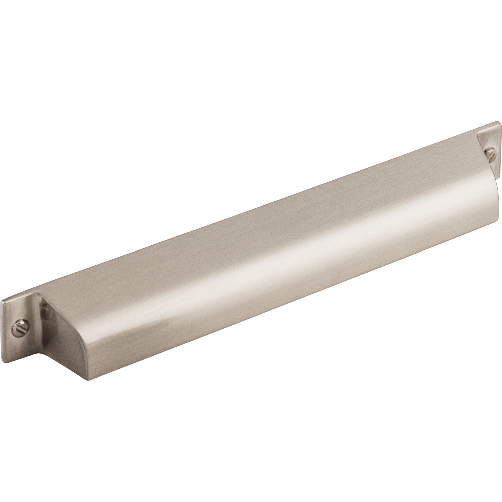 Channing Cup/Bin pull, Brushed Satin Nickel, 7" Center to Center