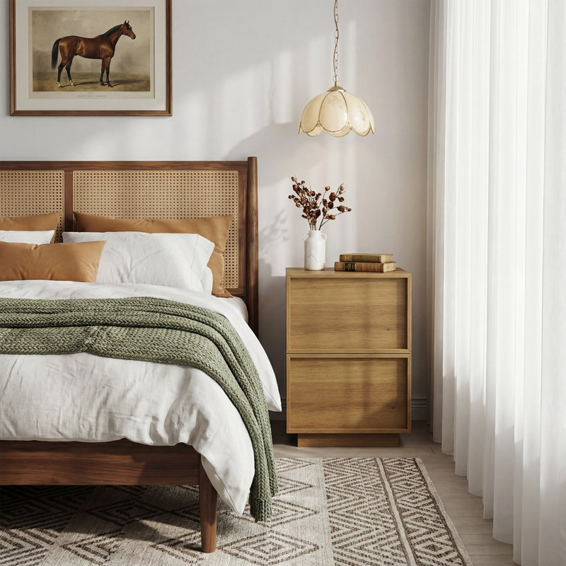 38cm W Bedside Table