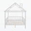 Lit en bois avec clôture Wood House
